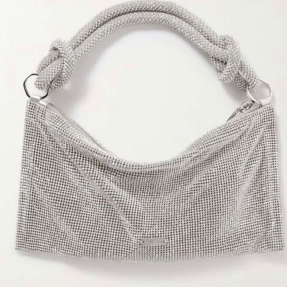 Mini Cult Gaia Hera Bag Silver Crystal Embellished - Picture 2 of 7